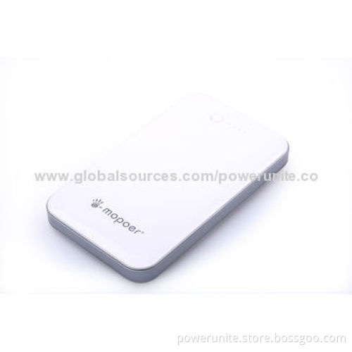 LED Lamp 8,000mAh Capacity Li-Polymer Battery Cells Power Bank, 5V/1A Input